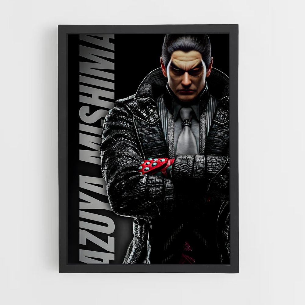 Poster Kazuya: L'Héritier de la Tempête – affiche Tekken (vue 2)
